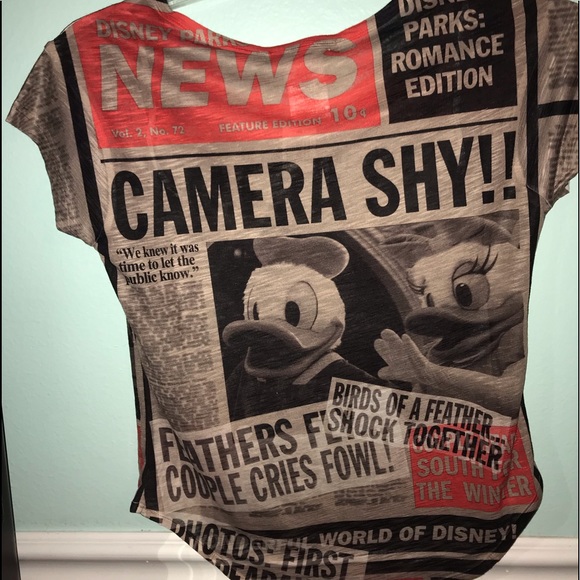 Disney T-Shirt News print design - Picture 2 of 2